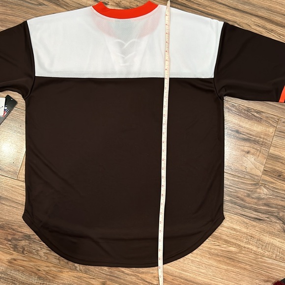 NFL TEAM APPAREL CLEVELAND BROWNS fan lace up jersey. NWT - Picture 4 of 6